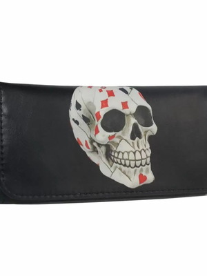 Leather cigar pouch new with magnet and latex lining