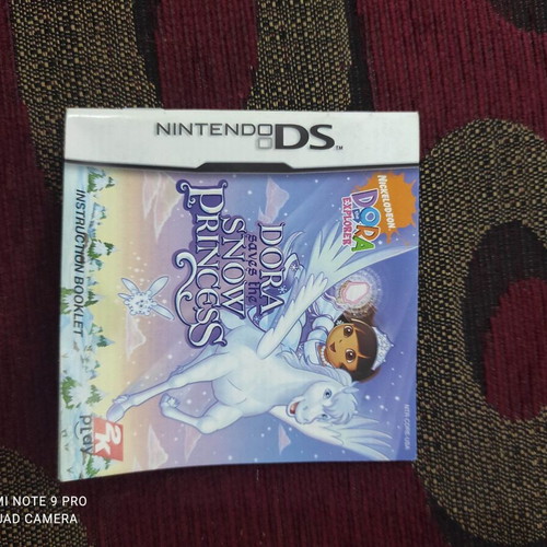 Dora Saves The Snow Princess Nintendo DS used with manual and cover