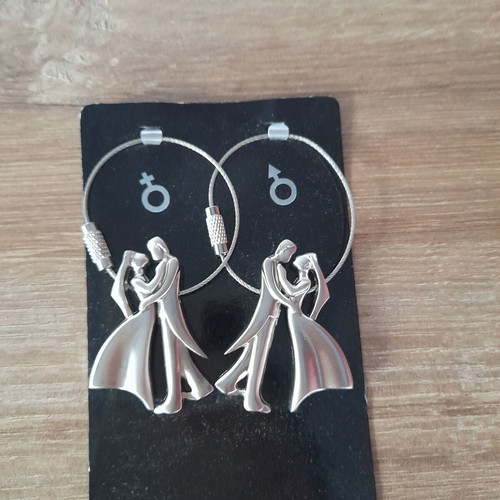 Keychain couple new, in box with wear