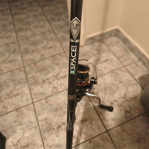 XSPACE 3.80m Fishing Set with Goture GT Series Reel used