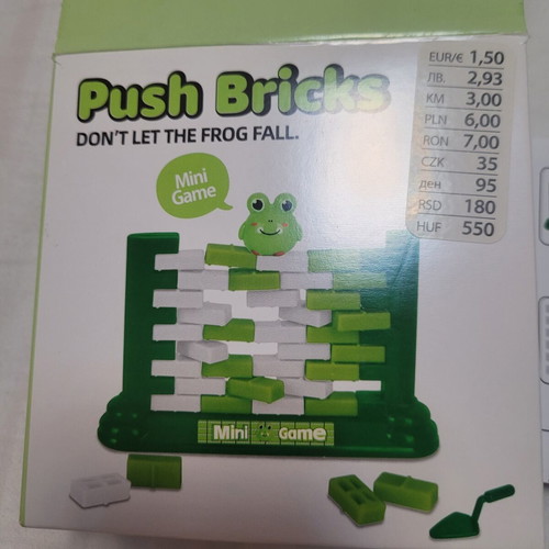 Push Bricks mini game
