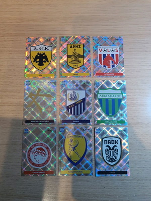 Panini Super League team badges new