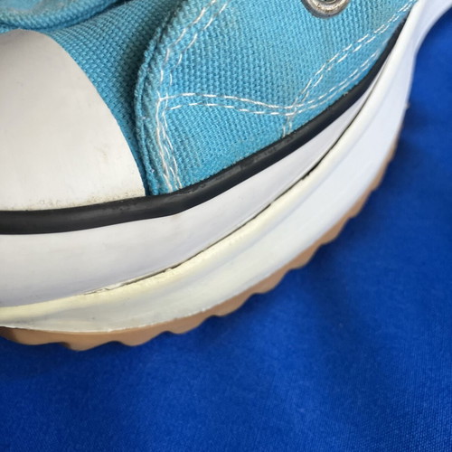 All Star Converse platform sole shoes JW Anderson, turquoise, size 39