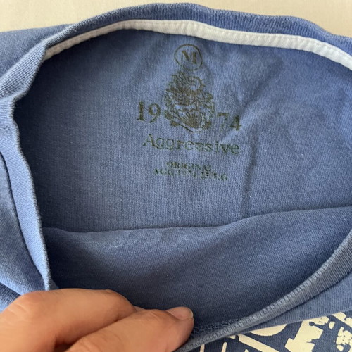Men's T-shirt, medium, blue