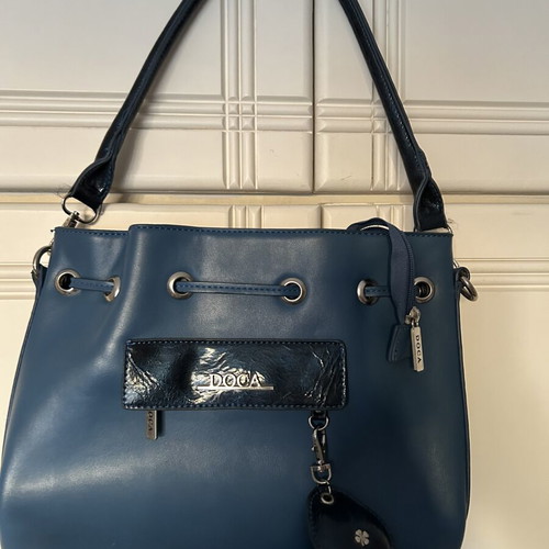 Doca women's handbag like new, blue