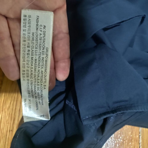 Massimo Dutti Blue Navy Women's Shirt S/M Like New