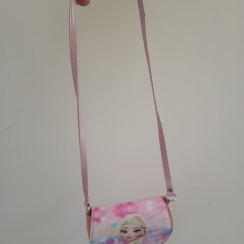 Disney Frozen shoulder bag used, pink