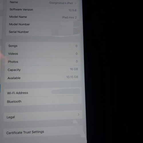 Apple iPad mini 2 16GB used tablet with Retina display