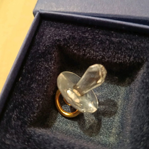 Swarovski pendant pacifier design like new