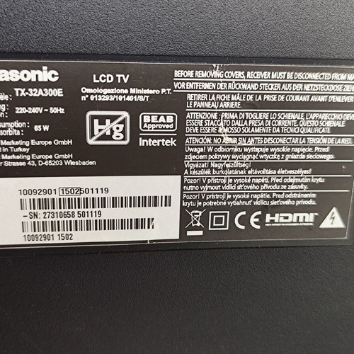 Panasonic 32 TV like new