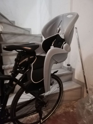 Παιδικό κάθισμα ποδηλάτου σαν καινούργιο με βάση αντάπτορα