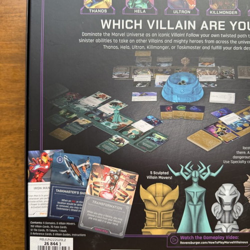 Marvel Villainous Infinite Power board game like new