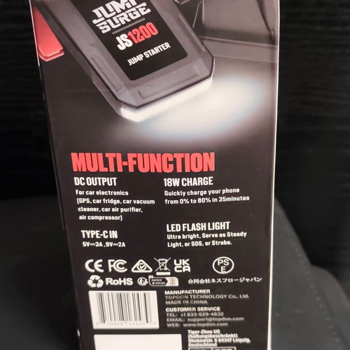 Topdon JumpSurge JS1200 Battery Starter brand new