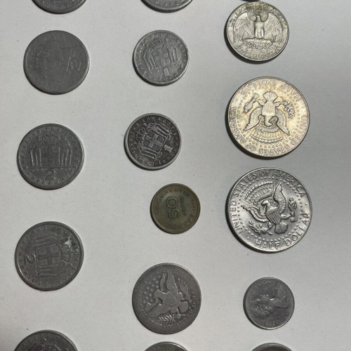 Collectible coins like new, 211 pieces Greek and foreign
