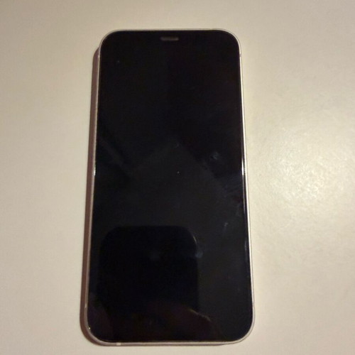 iPhone 12 mini used, white, 128GB with two cases and new screen protector