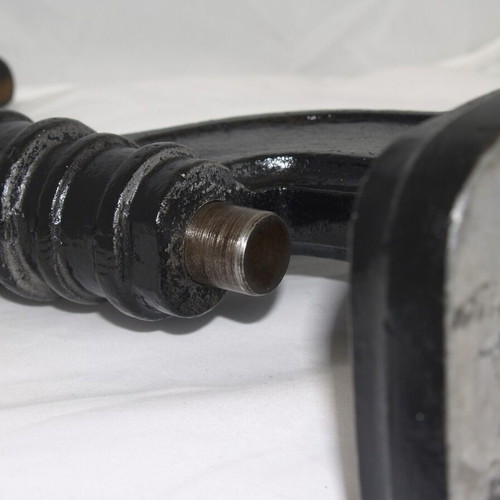 Vintage Greek button press used with NINA marking