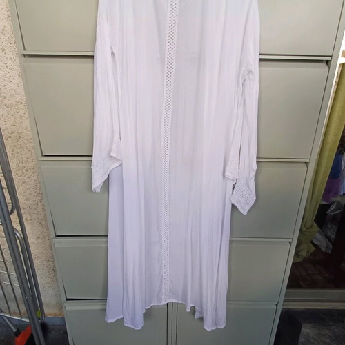 Kimono maxi Achilleas Accessories white like new