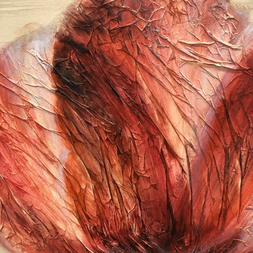 Modern embossed painting like new, size 50x150 cm