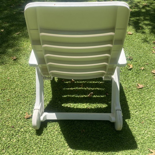 Hartman garden loungers used, set of 2, foldable