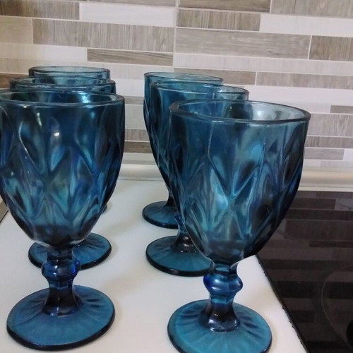 Water goblets set of 6 new
