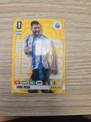 Messi and Yamal Adrenalyn X Premium Gold Cards World Cup 2026