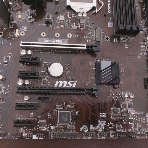 MSI Z370-A PRO motherboard with box