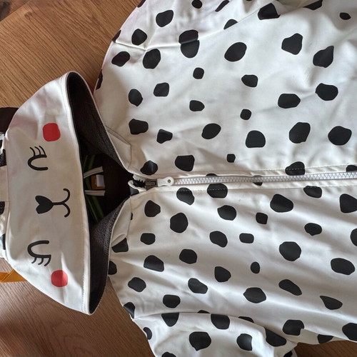 Girls' waterproof jacket 8 years Tuc Tuc like new with hood