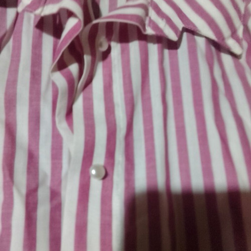 Striped shirt new, pearl buttons, Italian fabric, sizes XL and XXL