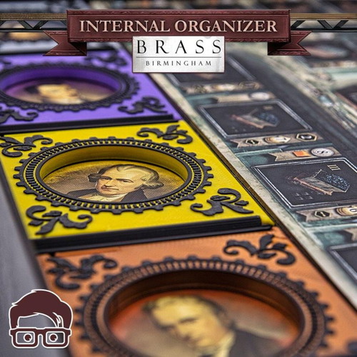 Brass Birmingham Board Game Organizer new, 3D printed insert