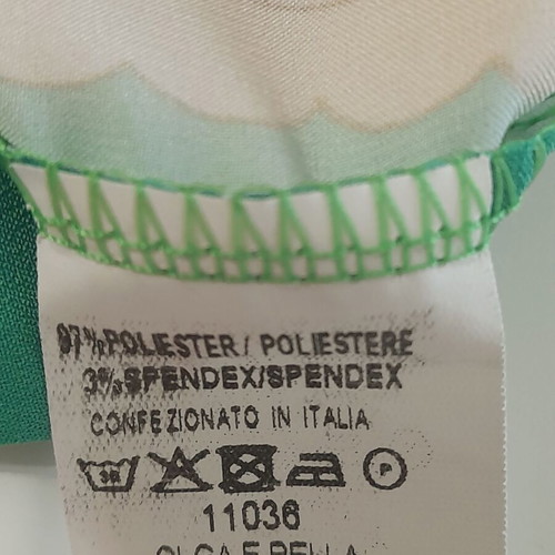 Plus size Italian blouse new multicolor green