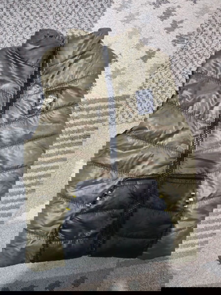 Hashtag for boys χακι μαυρο παιδικό αμανικο μπουφάν 2 ετών