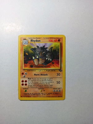 rhydon 45 64 pokemon card value - (45) If your opponent has any Benched Pokemon Rhydon - Jungle - 45/64
