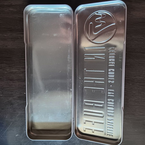 Metal collectible license case used