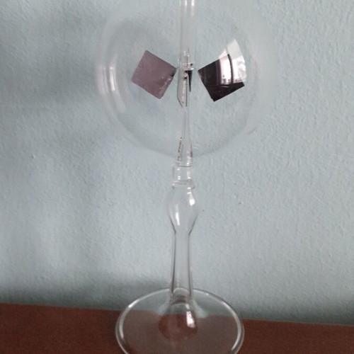 Crookes Robetoy Radiometer decorative glass object new