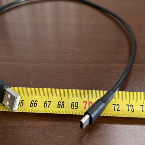 USB cable male to USB C male 51 cm like new