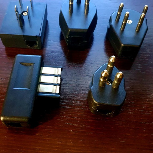 Telephone adapters new pack of 5 pieces