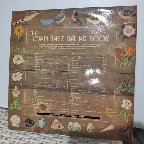 Joan Baez The Joan Baez Ballad Book vinyl record used, folk