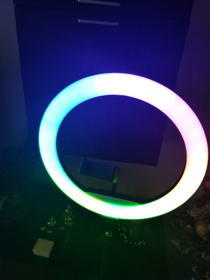 Ring light new with tripod without box