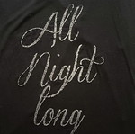 Top with chains like new, black, size M