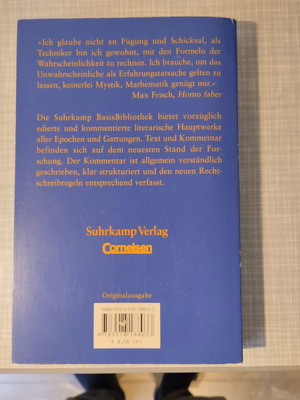 Макс Фриш Homo Faber книга като нова, немска литература