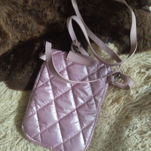 Pink Quilted Crossbody Bag like new