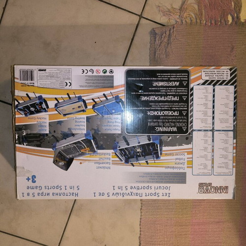 5 in 1 sport table game set like new