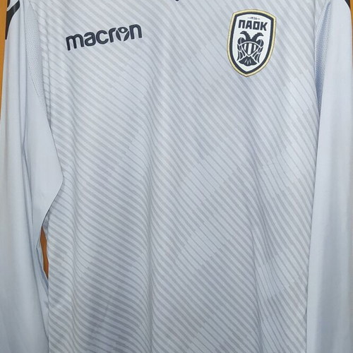 PAOK goalkeeper jersey like new, light gray, size XL