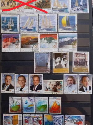 2013 sealed stamps used, 5 complete series