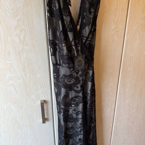 Lace jumpsuit with nude lining, new, Bibibo, medium/large