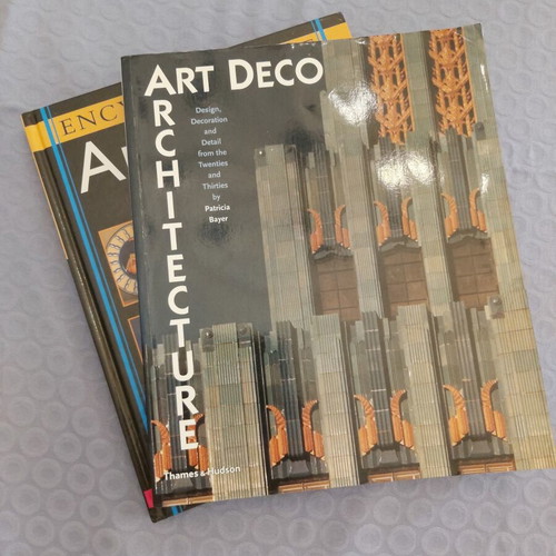 Art Deco books used, set of 2