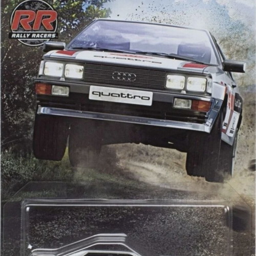 '87 Audi Quattro Hot Wheels Silver Rally Racers car