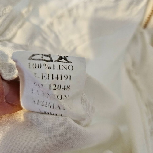 BSB white linen pants used