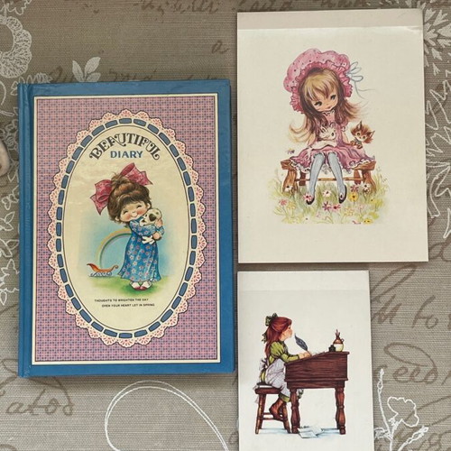 Set of three vintage notebooks - pads like new