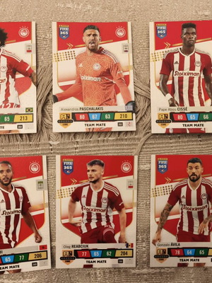 FIFA 365 2023 Olympiacos 6 cards like new